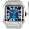 Cartier Santos WSSA0063 Gradient Blue Watch BV Factory
