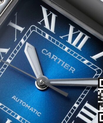 Cartier Santos WSSA0063 Gradient Blue Watch BV Factory