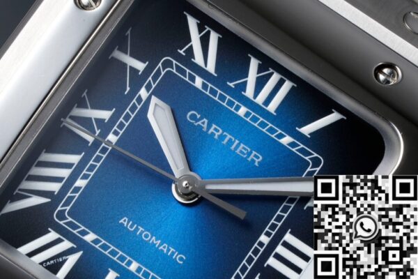 Cartier Santos WSSA0063 Gradient Blue Watch BV Factory