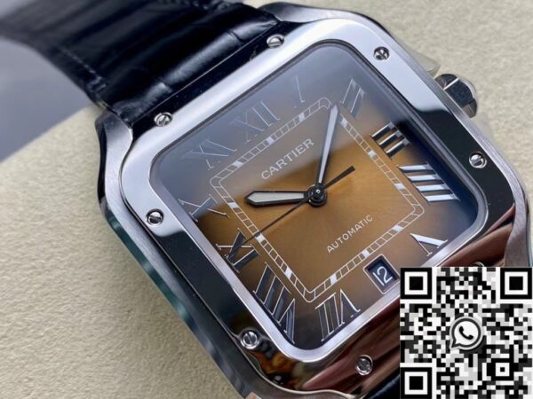 Santos De Cartier WSSA0064 Black Belt Watch BV Factory