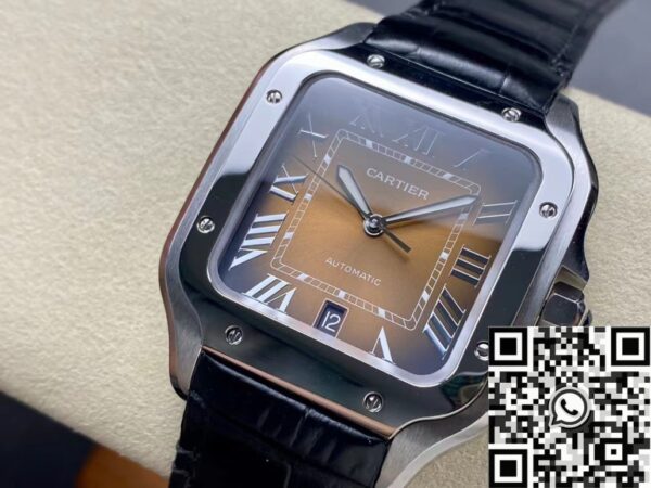 Santos De Cartier WSSA0064 Black Belt Watch BV Factory