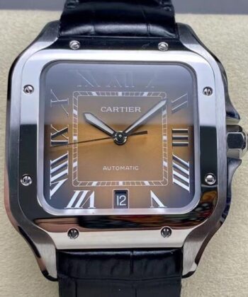 Santos De Cartier WSSA0064 Black Belt Watch BV Factory