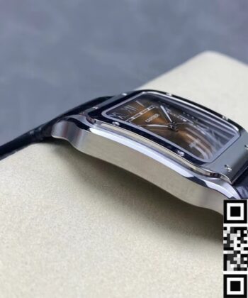 Santos De Cartier WSSA0064 Black Belt Watch BV Factory