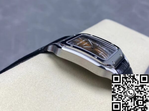 Santos De Cartier WSSA0064 Black Belt Watch BV Factory