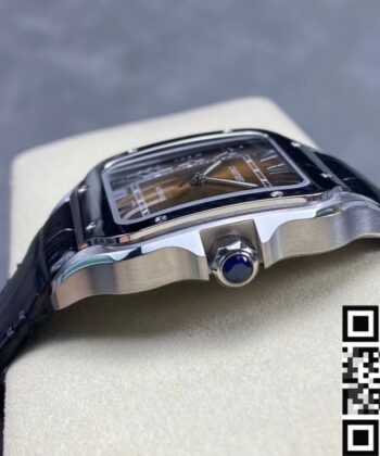 Santos De Cartier WSSA0064 Black Belt Watch BV Factory