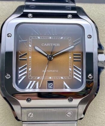Cartier De Santos WSSA0064 Gradual Brown Dial BV Factory
