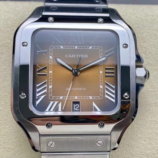 Cartier De Santos WSSA0064 Gradual Brown Dial BV Factory
