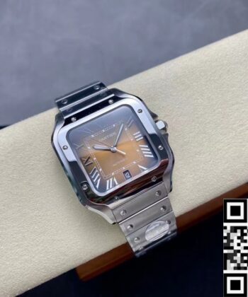 Cartier De Santos WSSA0064 Gradual Brown Dial BV Factory