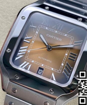 Cartier De Santos WSSA0064 Gradual Brown Dial BV Factory