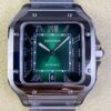 Cartier Santos Gradient Green WSSA0062 Watch BV Factory