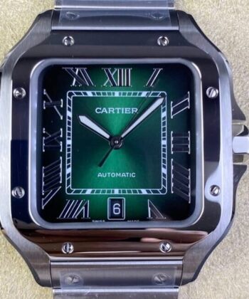 Cartier Santos Gradient Green WSSA0062 Watch BV Factory