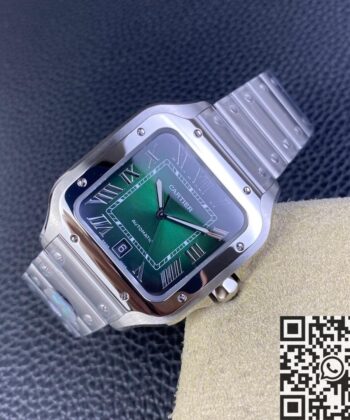 Cartier Santos Gradient Green WSSA0062 Watch BV Factory