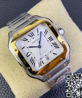 Cartier Santos Gold​ W2SA0006 Golden Watch BV Factory