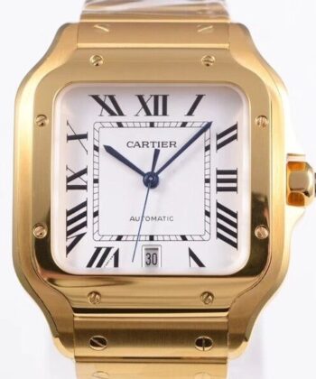 Santos Watch Cartier WGSA0029 Gold BV Factory