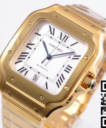 Santos Watch Cartier WGSA0029 Gold BV Factory