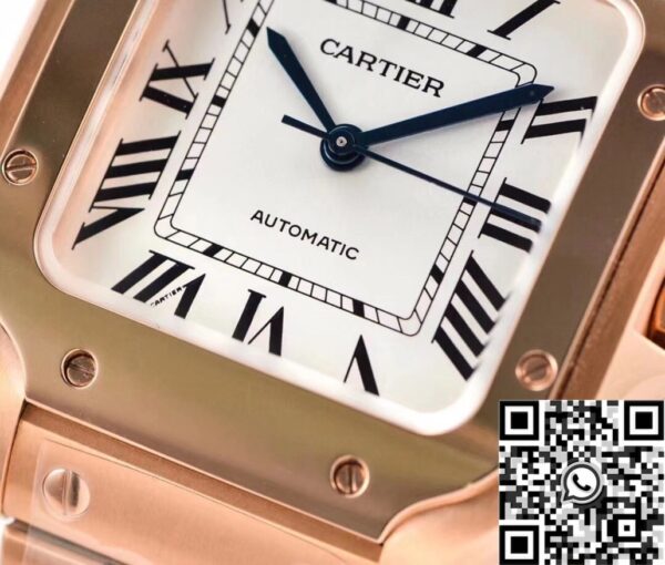 Rose Gold Cartier Santos WGSA0031 Watch BV Factory