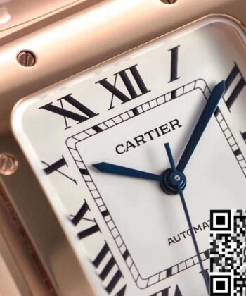 Rose Gold Cartier Santos WGSA0031 Watch BV Factory
