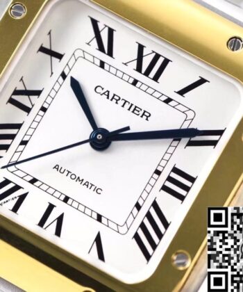 Cartier Santos Ladies​ W2SA0016 White Dial Watch BV Factory