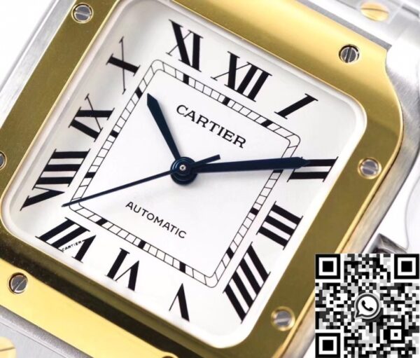 Cartier Santos Ladies​ W2SA0016 White Dial Watch BV Factory