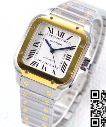 Cartier Santos Ladies​ W2SA0016 White Dial Watch BV Factory