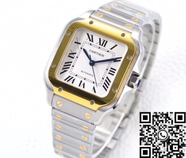 Cartier Santos Ladies​ W2SA0016 White Dial Watch BV Factory