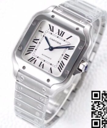 Cartier Santos Womens​ WSSA0029 Whit Dial Watch BV Factory