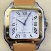 Ladies Cartier Santos W2SA0006 Leather Strap Watch BV Factory