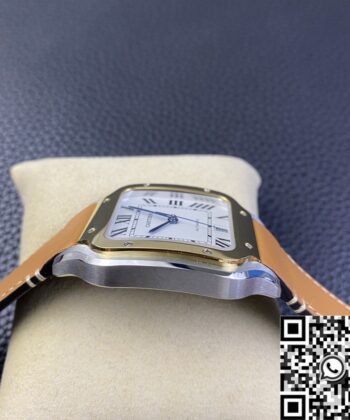Ladies Cartier Santos W2SA0006 Leather Strap Watch BV Factory
