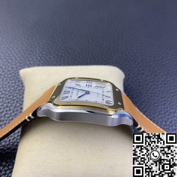 Ladies Cartier Santos W2SA0006 Leather Strap Watch BV Factory
