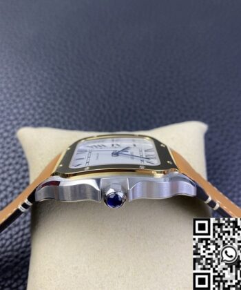 Ladies Cartier Santos W2SA0006 Leather Strap Watch BV Factory