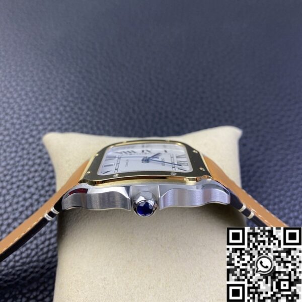 Ladies Cartier Santos W2SA0006 Leather Strap Watch BV Factory