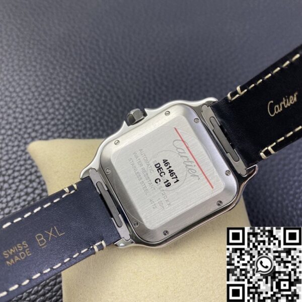 Ladies Cartier Santos W2SA0006 Leather Strap Watch BV Factory