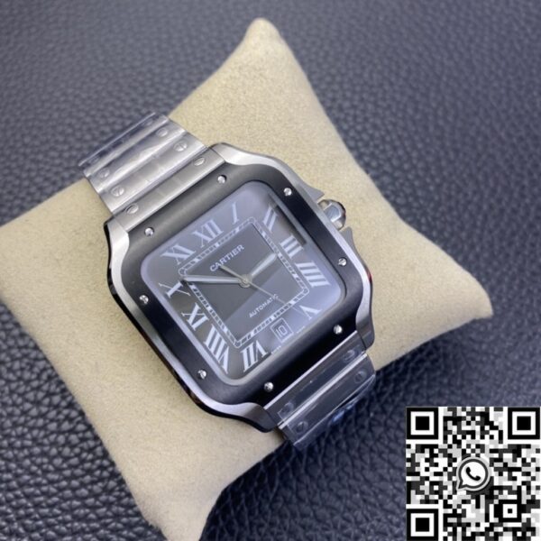 BV Factory Cartier Santos WSSA0037 Grey Dial Watch