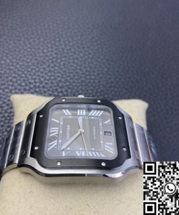 BV Factory Cartier Santos WSSA0037 Grey Dial Watch