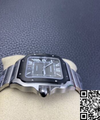 BV Factory Cartier Santos WSSA0037 Grey Dial Watch