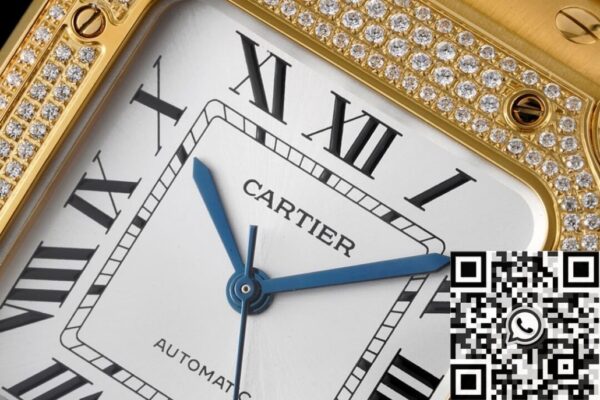 Cartier Watches Santos​ Gold Full Diamond BV Factory