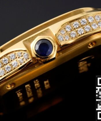 Cartier Watches Santos​ Gold Full Diamond BV Factory