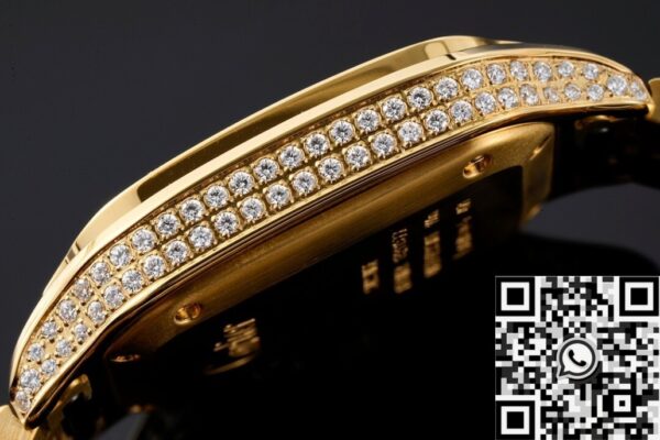 Cartier Watches Santos​ Gold Full Diamond BV Factory