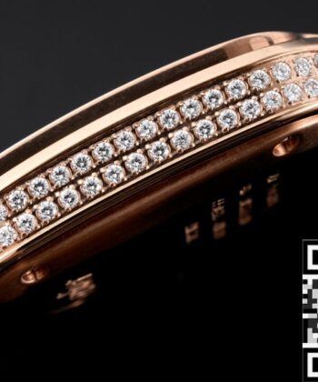 Cartier Los Santos Rose Gold Full Diamond Watch BV Factory