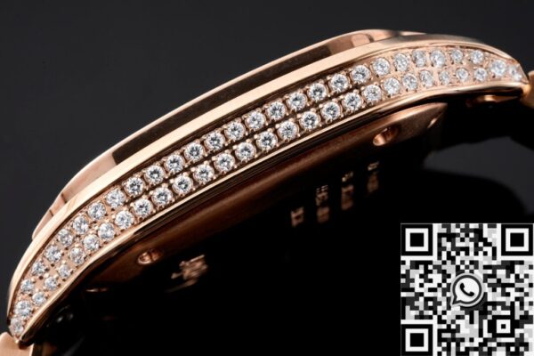Cartier Los Santos Rose Gold Full Diamond Watch BV Factory