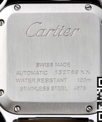 Cartier Santos Replica Watch W2SA0016 Silver BV Factory