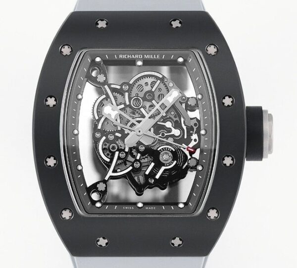 Richard Mille Watch RM55 Colored Rubber Strap KU Factory