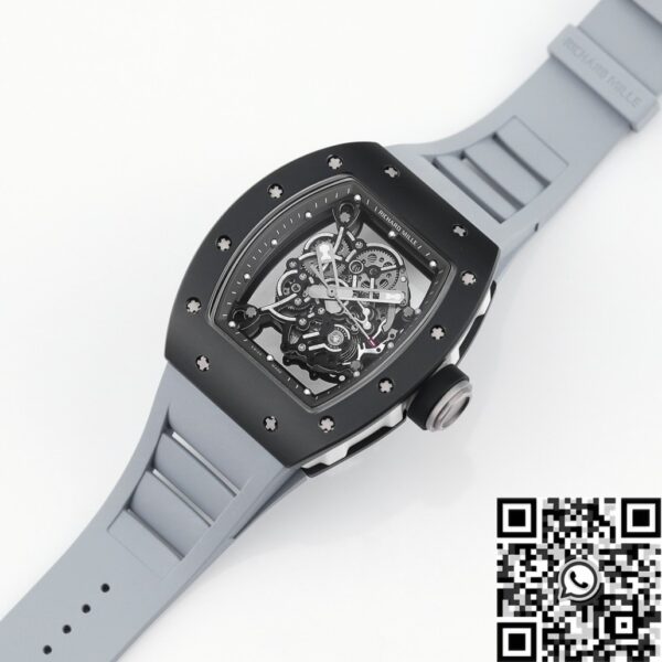 Richard Mille Watch RM55 Colored Rubber Strap KU Factory