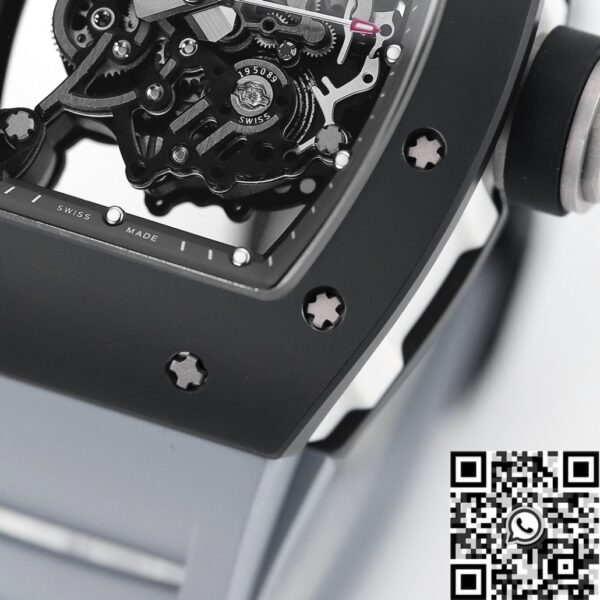 Richard Mille Watch RM55 Colored Rubber Strap KU Factory