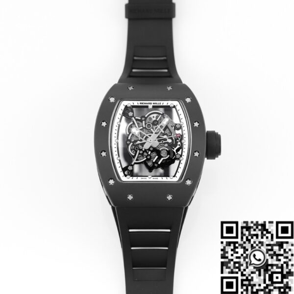 Richard Mille RM55 White Dial Watch KU Factory