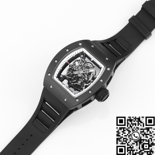 Richard Mille RM55 White Dial Watch KU Factory