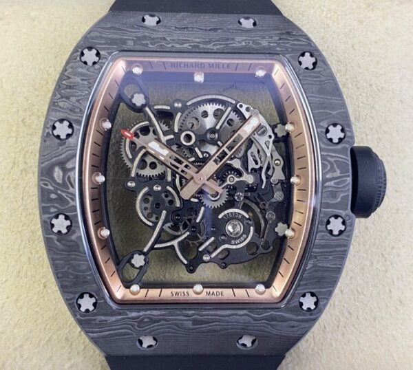 Richard Mille For Sale RM055 Rose Gold Dial Watch KU Factory