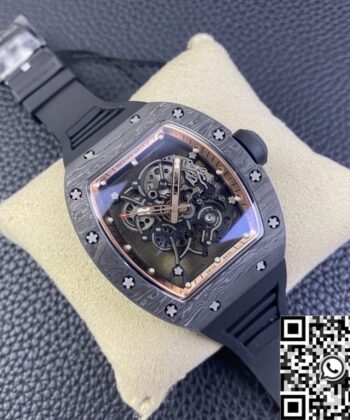 Richard Mille For Sale RM055 Rose Gold Dial Watch KU Factory