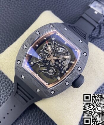 Richard Mille For Sale RM055 Rose Gold Dial Watch KU Factory