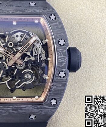 Richard Mille For Sale RM055 Rose Gold Dial Watch KU Factory